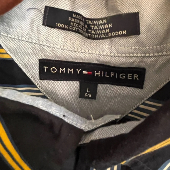 VINTAGE~TOMMY HILFIGER~MEN’S  SHIRT~LG - Picture 2 of 9